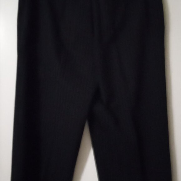 Izod XFG women's black/white strip capri size10 goth grunge boho work wear - Picture 2 of 7